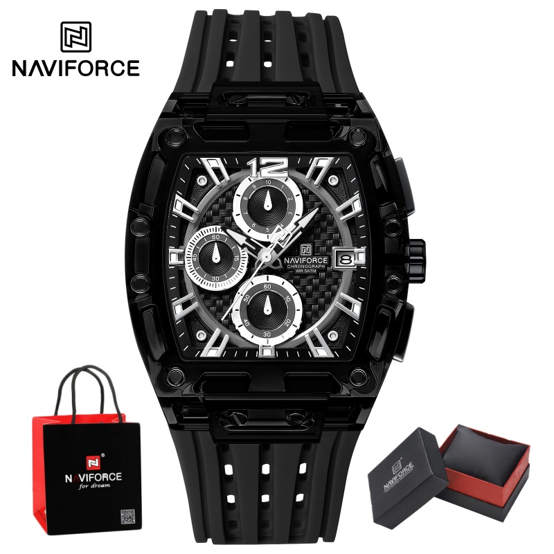 Resistance Band - NAVIFORCE Man's Watch 5ATM Waterproof Quartz