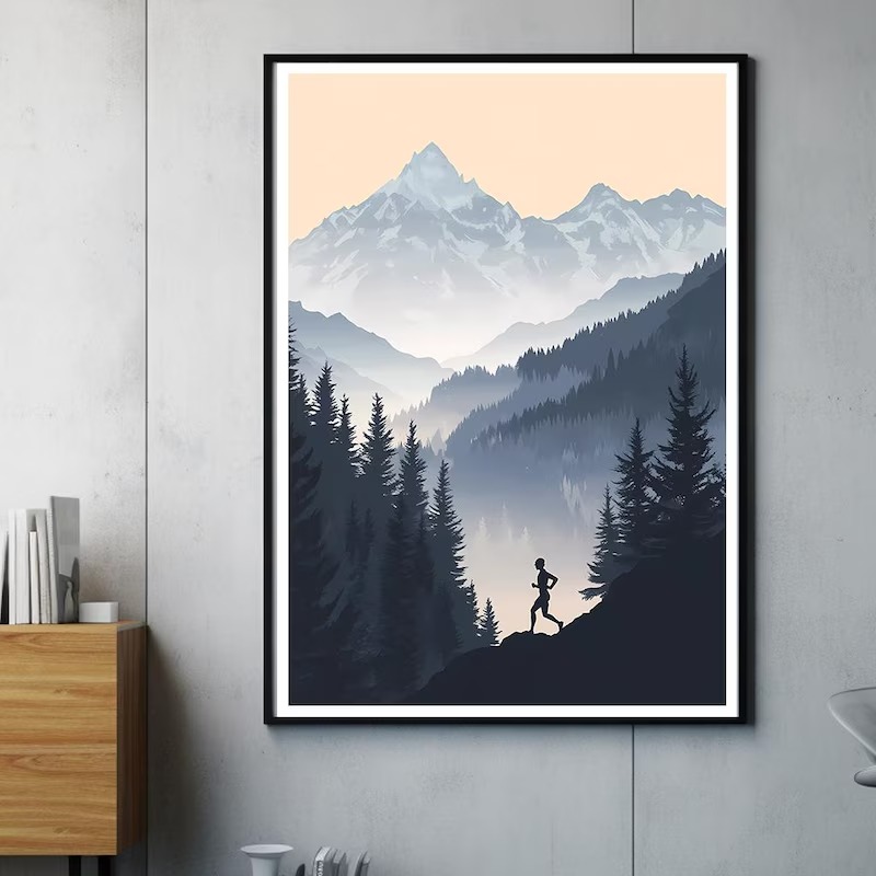 Minimalist Outdoor Adventure C - Sports Equipment Poster recension och pris
