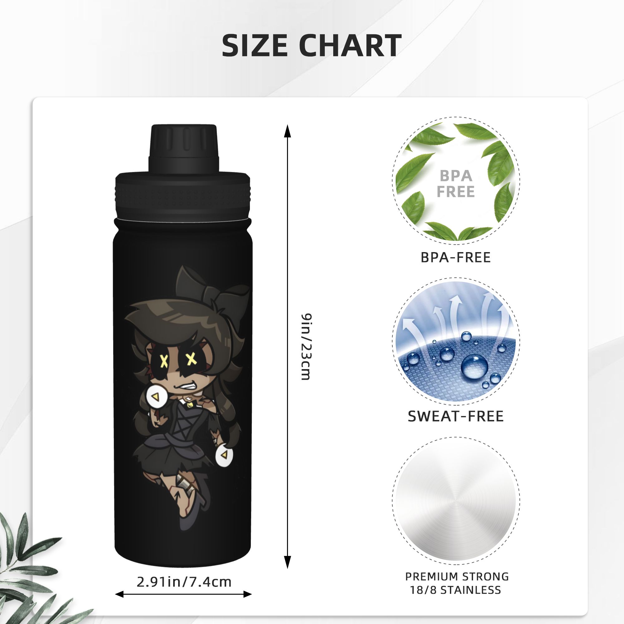 Uzi Doorman Murders Drones 18O - Sports Water Bottle Insulated recension och pris