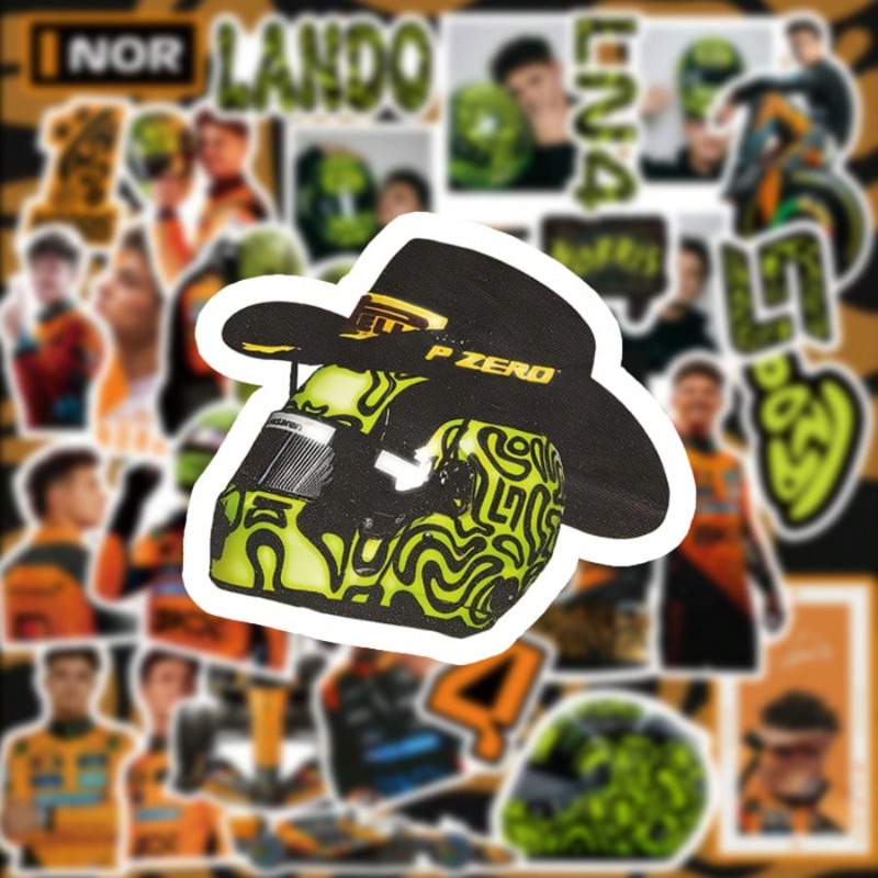 59PCS Lando Norris racing-them - Skateboard recension och pris