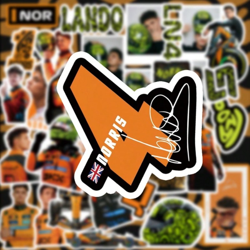 59PCS Lando Norris racing-them - Skateboard recension och pris