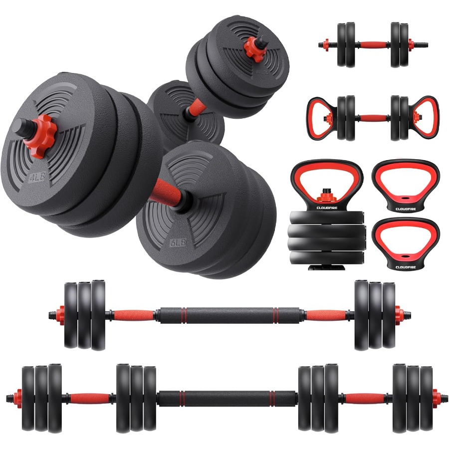 Adjustable Dumbbells Set, 60LB - Dumbbell Set recension och pris