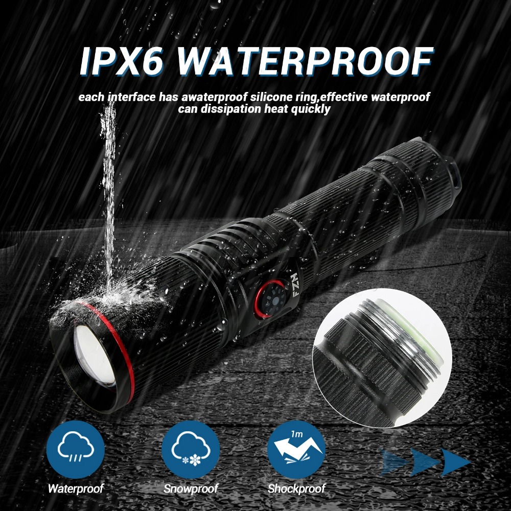Powerful LED Flashlight Type C - Jump Rope recension och pris