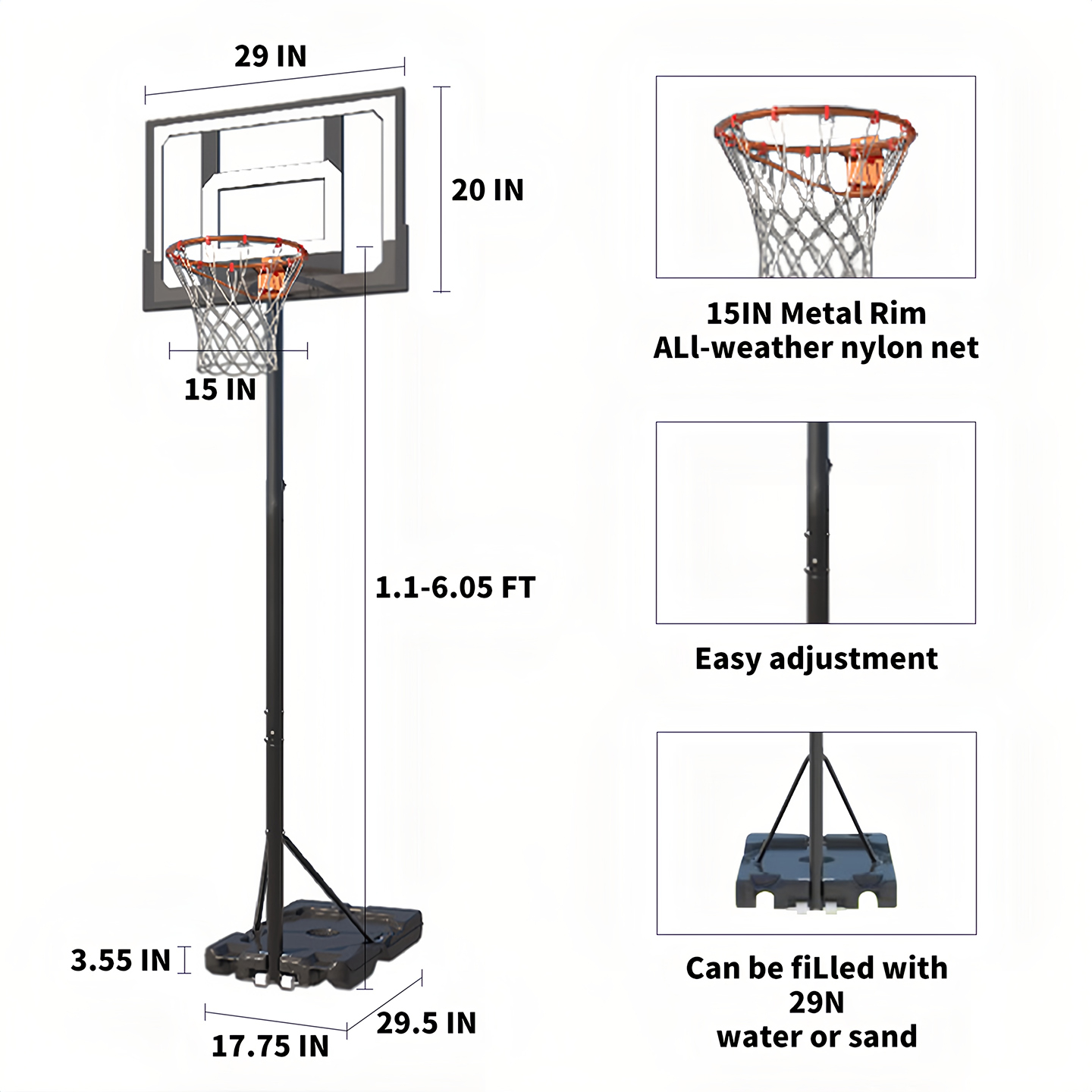 Wholesale Basketball Hoop,Port - Basketball Hoop recension och pris