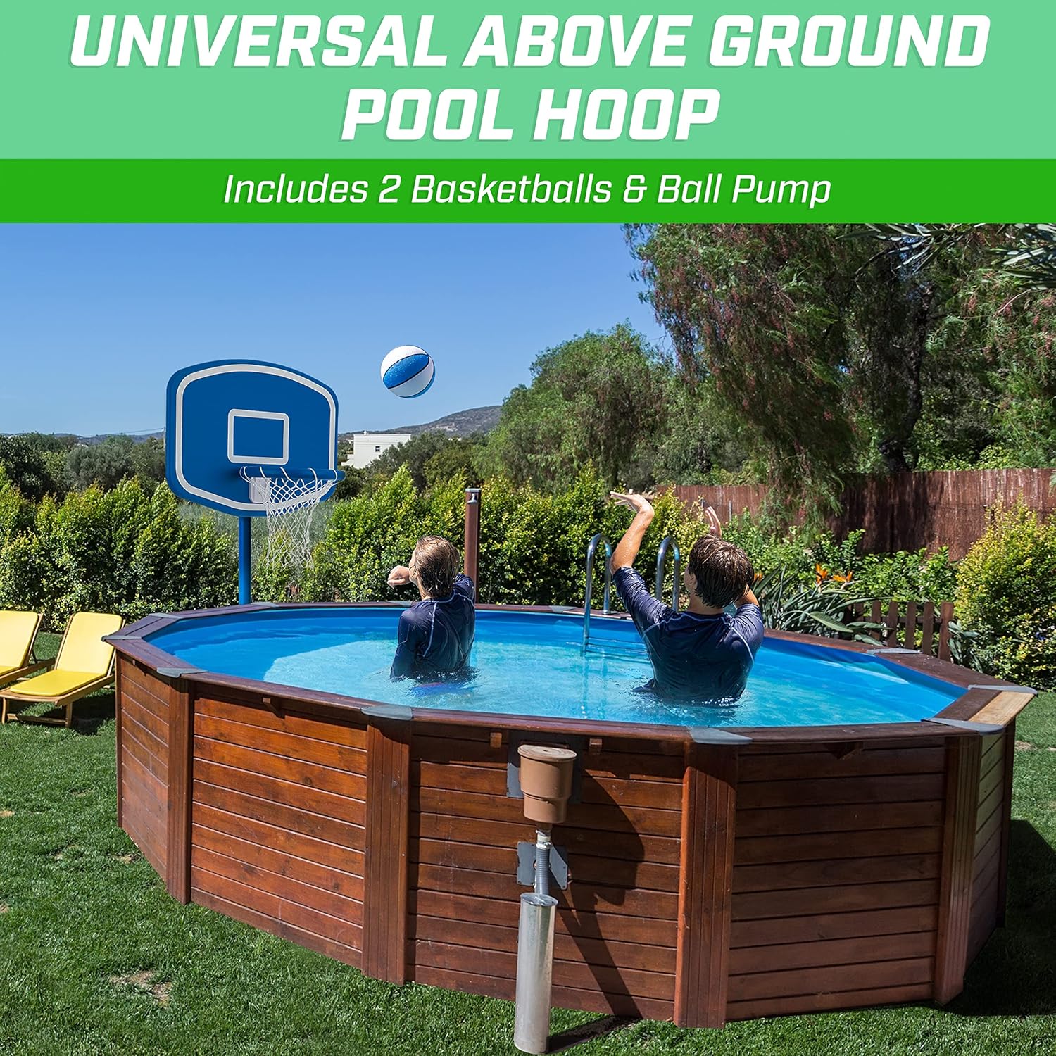 Above Ground Pool Basketball H - Basketball Hoop recension och pris