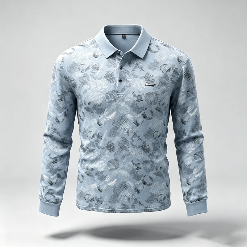 Spring Autumn Mens Lapel Polo  - Resistance Band recension och pris